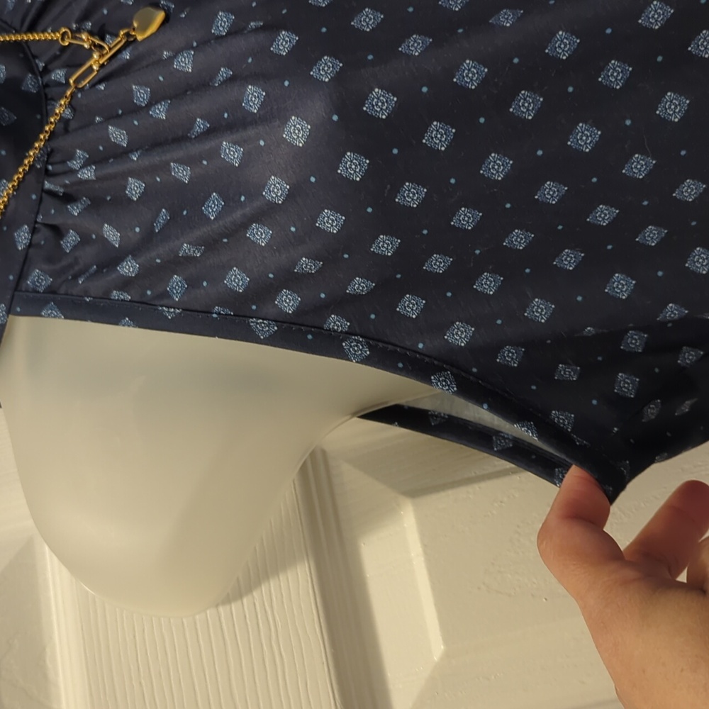 Ouges Women's Navy Blue Sleeveless Dress - Size L… - image 4